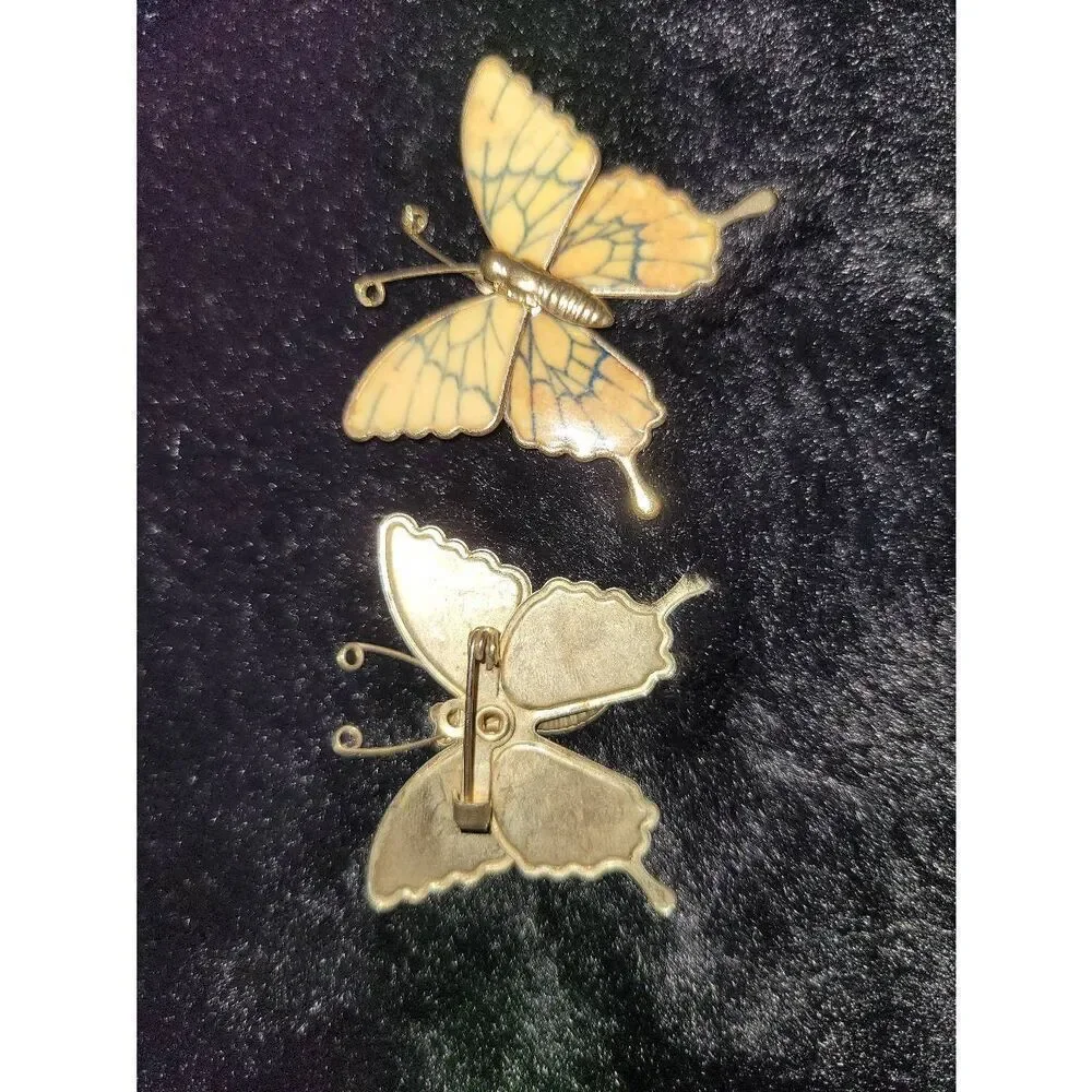 One Vintage butterfly 🦋 mosaic pattern brooch